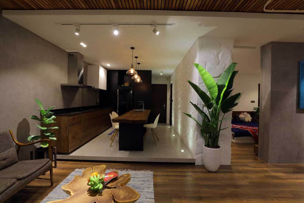 Sau cải tạo, căn hộ 68m² ở Hà Nội này đã trở thành không gian sống kiểu mẫu của nhiều gia đình trẻ - Ảnh 4.